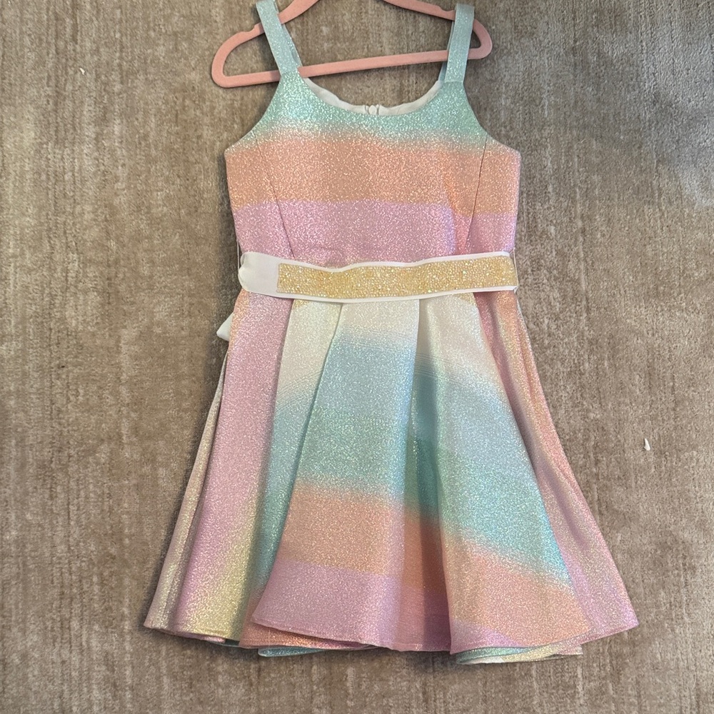 Sparkling Rainbow Kids Dress
